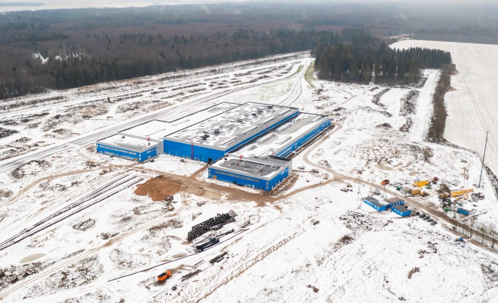 На Балтийском вагоноремонтном заводе «Новотранс» начался монтаж .